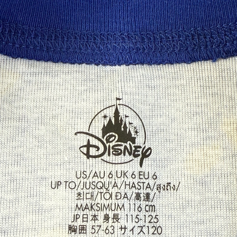 NWT Disney Hanukkah Blue Kids Pajama Set with Character Print size 6 - Picture 3 of 5
